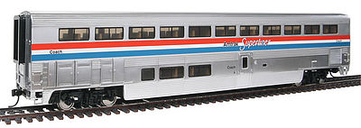 Life-Like-Proto 85 Pullman-Standard Superliner I Coach Lighted Amtrak (Phase III) HO Scale #12011