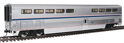 Life-Like-Proto 85 Superliner I Diner - Lighted Amtrak Phase IVb HO Scale Model Train Passenger Car #12033