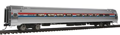 Life-Like-Proto 85 Amfleet I 84-Seat Coach Amtrak Phase III HO Scale Model Train Passenger Car #12207