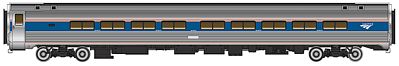 Life-Like-Proto 85 Amfleet II 59-Seat Coach Amtrak Phase IVb HO Scale Model Train Passenger Car #12226