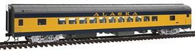 Life-Like-Proto 85' ACF 44-Seat Coach Lighted Alaska Railroad HO Scale Model Train Passenger Car #12650 Life-Like-Proto 85' ACF 44-Seat Coach Lighted Alaska Railroad HO Scale Model Train Passenger Car #12650