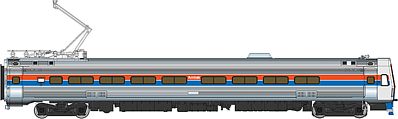 Life-Like-Proto Budd Metroliner EMU Parlor Car Amtrak(R) HO Scale Model Train Passenger Car #13822
