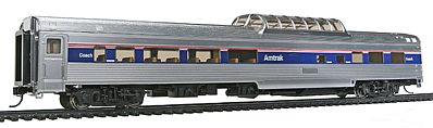 Life-Like-Proto 85 Budd Dome Coach Amtrak(R) HO Scale Model Train Passenger Car #14021