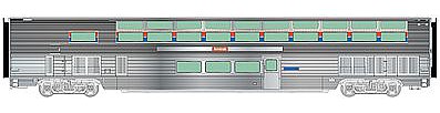 Life-Like-Proto 85 Budd Hi-Level Sky Lounge Amtrak(R) HO Scale Model Train Passenger Car #14321