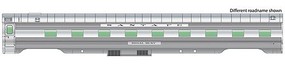 Life-Like-Proto 85' Pullman-Standard Regal Series 4-4-2 Sleeper Ready to Run Santa Fe Regal Lane, Business Train (Real Metal Finish)