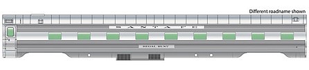 Life-Like-Proto 85 Pullman-Standard Regal Series 4-4-2 Sleeper - Ready to Run Lighted - Santa Fe Regal Lane, Business Train (Real Metal Finish)
