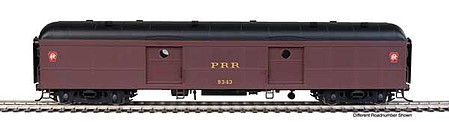 Life-Like-Proto 60 Pennsylvania Class B60b Baggage Car w/Standard Doors Pennsylvania Railroad #9051 (Modern w/Keystone, Non Messenger)