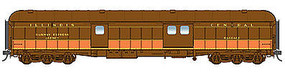 Life-Like-Proto 70' ACF Arched Roof Baggage Car Illinois Central HO Scale Model Train Passenger Car #17362 Life-Like-Proto 70' ACF Arched Roof Baggage Car Illinois Central HO Scale Model Train Passenger Car #17362