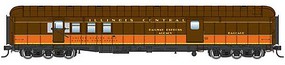 Life-Like-Proto 70' Heavyweight Railway Post Office Baggage Car Ready to Run Illinois Central (Round Roof) Life-Like-Proto 70' Heavyweight Railway Post Office Baggage Car Ready to Run Illinois Central (Round Roof)