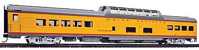 Life-Like-Proto 85 ACF Dome Coach Union Pacific Columbine HO Scale Model Train Passenger Car #18550