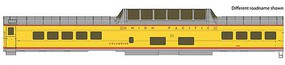 Life-Like-Proto 85' ACF Dome Coach Union Pacific(R) Heritage Fleet Ready to Run Lighted UPP #7001 Columbine (Armour Yellow, gray, red) Life-Like-Proto 85' ACF Dome Coach Union Pacific(R) Heritage Fleet Ready to Run Lighted UPP #7001 Columbine (Armour Yellow, gray, red)