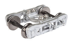 Life-Like-Proto GSC Commuter Truck Silver 1 Pair HO Scale Model Train Truck #2123 Life-Like-Proto GSC Commuter Truck Silver 1 Pair HO Scale Model Train Truck #2123