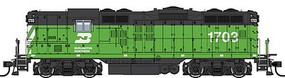 Life-Like-Proto EMD GP9 LokSound Select DCC & Sound Burlington Northern #1702 (Cascade Green, black, white) Life-Like-Proto EMD GP9 LokSound Select DCC & Sound Burlington Northern #1702 (Cascade Green, black, white)