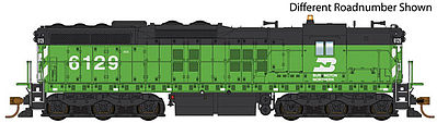 Life-Like-Proto EMD SD9 DCC Burlington Northern 6139 HO Scale Model Train Diesel Locomotive #41618