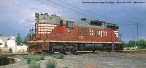 Life-Like-Proto EMD SD9 w/ESU LokSound Select & DCC Chicago, Burlington & Quincy 335 (red, gray, white) Life-Like-Proto EMD SD9 w/ESU LokSound Select & DCC Chicago, Burlington & Quincy 335 (red, gray, white)