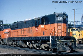 Life-Like-Proto EMD SD9 w/ESU LokSound Select & DCC Milwaukee Road 539 (orange, black) Life-Like-Proto EMD SD9 w/ESU LokSound Select & DCC Milwaukee Road 539 (orange, black)