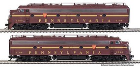 Life-Like-Proto EMD E8 A-A with LokSound 5 Sound & DCC Pennsylvania Railroad Class EP-22 #5705A, 5763A (five-stripe)