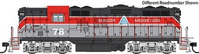 Life-Like-Proto EMD GP9 Standard DC Bangoor & Aroostook #77 (gray, red, black) Life-Like-Proto EMD GP9 Standard DC Bangoor & Aroostook #77 (gray, red, black)