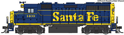 Life-Like-Proto EMD GP35 Phase 2 - Standard DC - Santa Fe #1387 HO Scale Model Train Diesel Locomotive #49150
