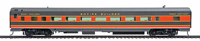 Life-Like-Proto 85 ACF 60-Seat Coach Empire Builder Great Northern HO Scale Model Train Passenger Car #9052