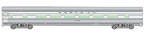 Life-Like-Proto 85' Budd 46-Seat Coach Santa Fe (real metal finish) HO Scale Model Train Passenger Car #9464 Life-Like-Proto 85' Budd 46-Seat Coach Santa Fe (real metal finish) HO Scale Model Train Passenger Car #9464