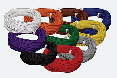 LokSound Thin Orange Cable (.5mm dia 10m roll) Model Railroad Hook Up Wire #51944