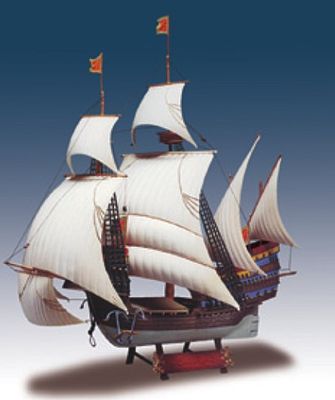Lindberg Santa Catarina Sailing Boat (Re-Issue) Plastic Model Sailing Ship Kit 1/144 Scale #202