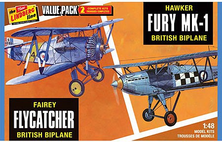 Lindberg 1/48 Fairey Flycatcher/Hawker Fury