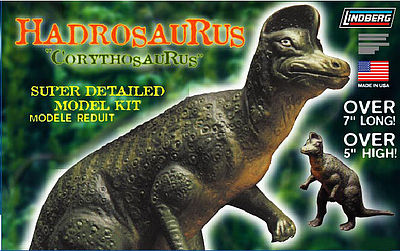 Lindberg Hadrosaurus/Corythosaurus Plastic Model Dinosaur Kit #70280