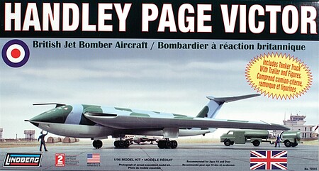 Lindberg 1/96 Handley Page Victor Plastic Model Airplane Kit #70565