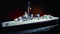 Lindberg Blue Devil Military Destroyer Boat Plastic Model Military Ship Kit 1/125 Scale #70815