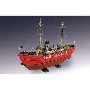 Lindberg Nantucket Light Boat Plastic Model Sailing Ship Kit 1/95 Scale #70860