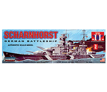Lindberg 1/762 Scharnhorst German Battleship Plastic Model Military Ship #70862