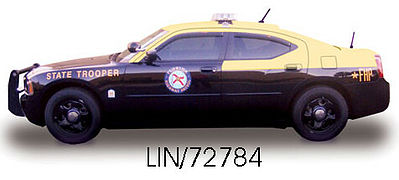 Lindberg Florida State Patrol Police Cop Plastic Model Car KIt 1/24 Scale #72784