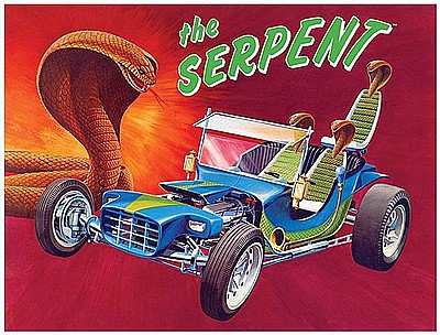 Lindberg Serpent Show Rod Plastic Model Car Kit 1/16 Scale #hl137-12