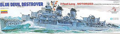 Lindberg Blue Devil Destroyer without Motor Plastic Model Military Ship Kit 1/125 Scale #hl212-03