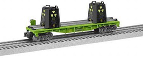 Lionel NYA O27 Flatcar, Alien Radioactive Lionel NYA O27 Flatcar, Alien Radioactive
