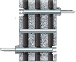 Lionel (bulk of 24) O FasTrack 1-3/8'' Straight w/o Roadbed Lionel (bulk of 24) O FasTrack 1-3/8'' Straight w/o Roadbed