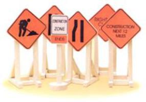 Lionel O Construction Signs (6) Lionel O Construction Signs (6)