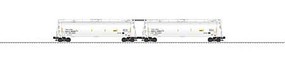 Lionel O TankTrain w/EOT, White (2) Lionel O TankTrain w/EOT, White (2)