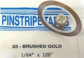 Line-O-Tape 1/64''x120'' Brushed Gold Line-O-Tape 1/64''x120'' Brushed Gold