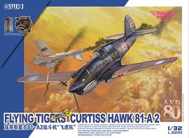 Lion-Roar Curtiss Hawk 81A2 U.S. Volunteer Flying Tigers Plastic Model Aircraft Kit 1/32 Scale #3201