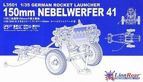 Lion-Roar German Rocket Launcher 150mm Nebelwerfer 41 Plastic Model Weapon Kit 1/35 Scale #3501
