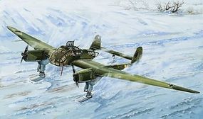 Lion-Roar 1/48 WWII German Fw189A1 Aircraft w/Skis (Plastic Kit)
