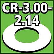LOC Cent. Ring 1/8 thk. 3.00od - 2.14id inch (2) Model Rocket Building Accessory #cr300214