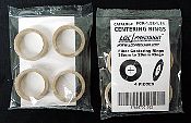LOC Centering Ring Fiber 1.52od-1.14id inch (4) Model Rocket Building Accessory #fcr152114