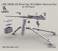 1/35 M2 Browning .50cal Machine Gun on M3 Tripod