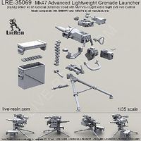 1/35 Mk 47 Advanced Lightweight Grenade Launcher Striker 40 on General Dynamics Tripod w/AN/PVG1 LVS Fire Control
