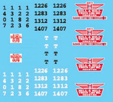 Lonestar Decal Sheet For Hill & Hill Truck Lines HO Scale Model Railroad Decal #12024 Lonestar Decal Sheet For Hill & Hill Truck Lines HO Scale Model Railroad Decal #12024