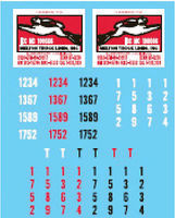 Lonestar Decal Sheet For Melton Truck Lines HO Scale Model Railroad Decal #12025 Lonestar Decal Sheet For Melton Truck Lines HO Scale Model Railroad Decal #12025